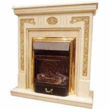 Электрокамины Каминокомплект Alex Bauman Onegin STD белый шоколад