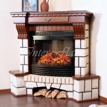 Электрокамины Портал Exterion / Экстерион угловой с очагом Panoramic 25