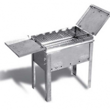 Мангал из нержавеющей стали "Мангал-коптильня Малый"