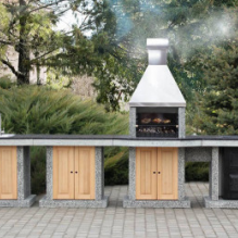 БАРБЕКЮ КОМПЛЕКС DARINA L+СТОЛ+МОЙКА +КАЗАН+ДВЕРИ