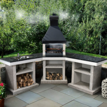 БАРБЕКЮ ANORA L СТОЛ+МОЙКА