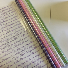 Пленка рисованная Рукопись 50см (400гр)