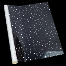 Пленка рисованная Горох без каймы (70см/400гр)