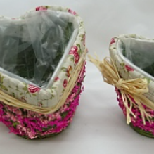 BH17C280 Набор кашпо Сердце (2шт/уп)