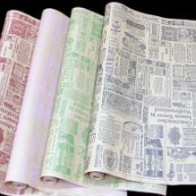 Крафт бурый Газета с фото (70см/400гр)